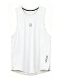 Men's Loose Fit Sleeveless Gym Tank Top — Side Zipper Pocket | Cotton Blend, M–2XL