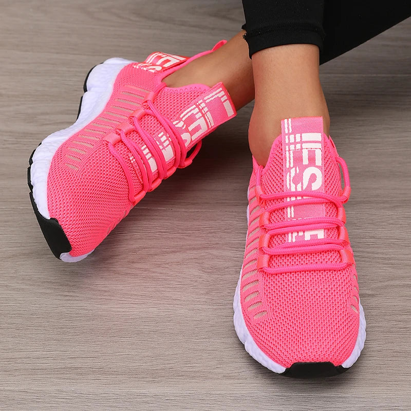 Women's Mesh Sports Shoes – Lightweight Breathable Running, Gym & Walking Sneakers