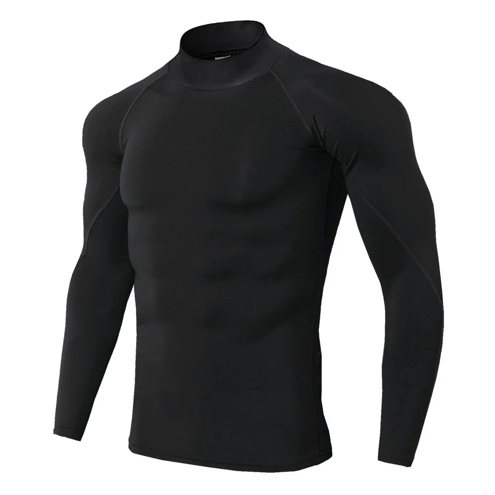 Men's Quick Dry Sport T-Shirt | Long Sleeve Compression Gym Rashguard