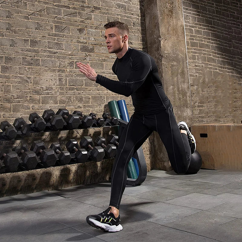 Men's Quick Dry Sport T-Shirt | Long Sleeve Compression Gym Rashguard
