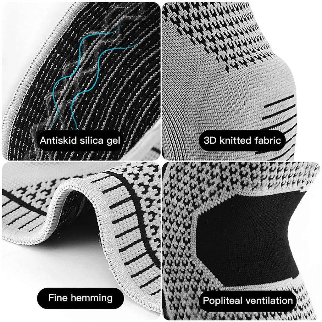 Compression Knee Sleeve — Pain Relief for Running, Gym & Recovery
