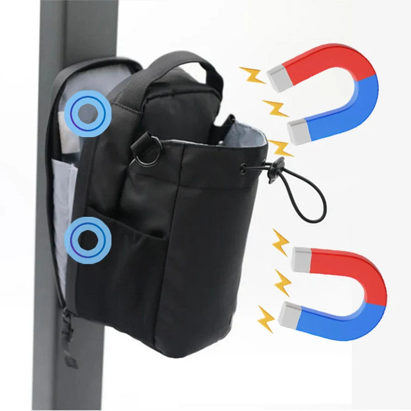 Magnetic Gym Bag — Large Capacity, Phone Pocket & Water Bottle Pouch