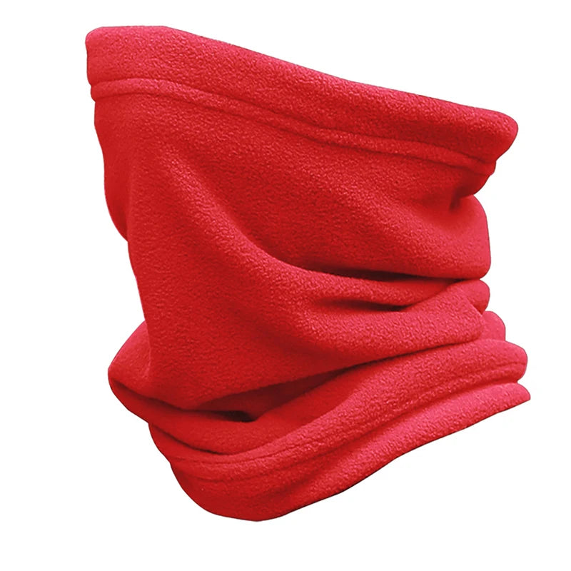 Winter Neck Gaiter & Tube Scarf — Windproof Fleece Face Cover for Cycling, Biking & Outdoor Sports
