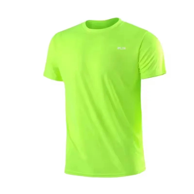 Men's Quick-Dry Short Sleeve Gym T-Shirt – Moisture-Wicking Training Top
