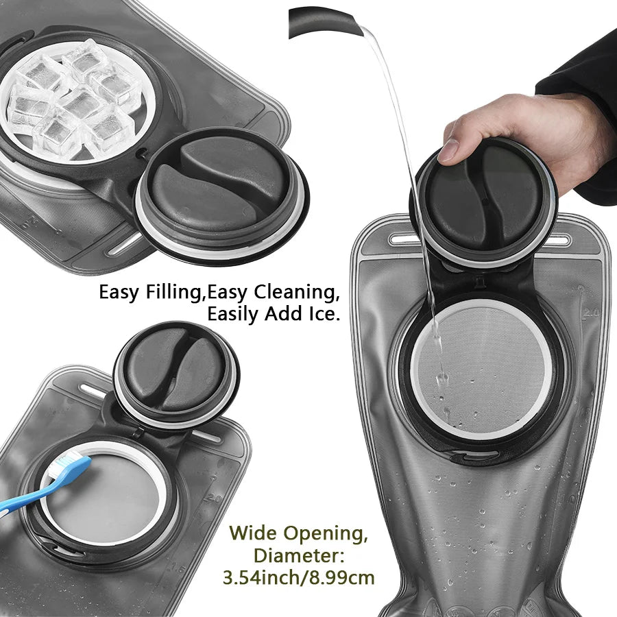 Hydration Bladder - One-Click Quick Release | 1.5L–3.0L | Leak-Proof Water Bag for Hiking & Camping