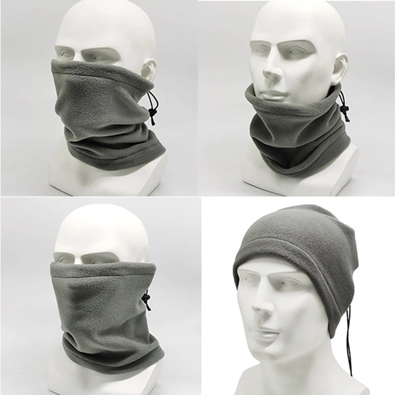 Winter Neck Gaiter & Tube Scarf — Windproof Fleece Face Cover for Cycling, Biking & Outdoor Sports