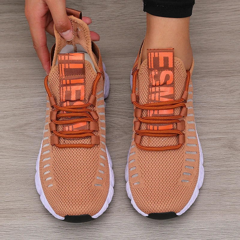 Women's Mesh Sports Shoes – Lightweight Breathable Running, Gym & Walking Sneakers