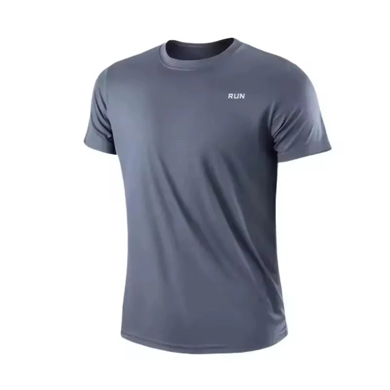 Men's Quick-Dry Short Sleeve Gym T-Shirt – Moisture-Wicking Training Top