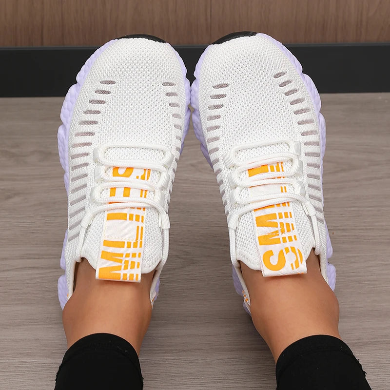 Women's Mesh Sports Shoes – Lightweight Breathable Running, Gym & Walking Sneakers
