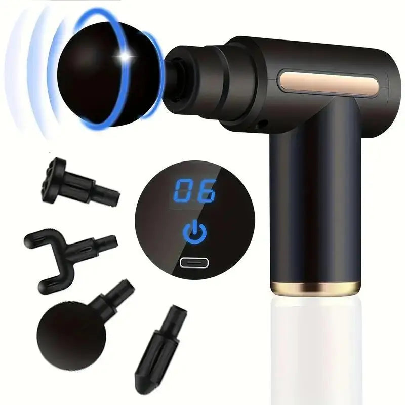 Portable Fascia Massage Gun — Deep Muscle Relaxation, Neck & Back