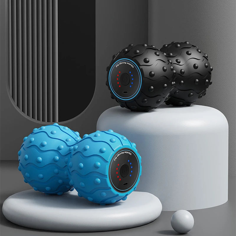 Vibrating Peanut Massage Ball — 5-Gear, Rechargeable, Deep Tissue