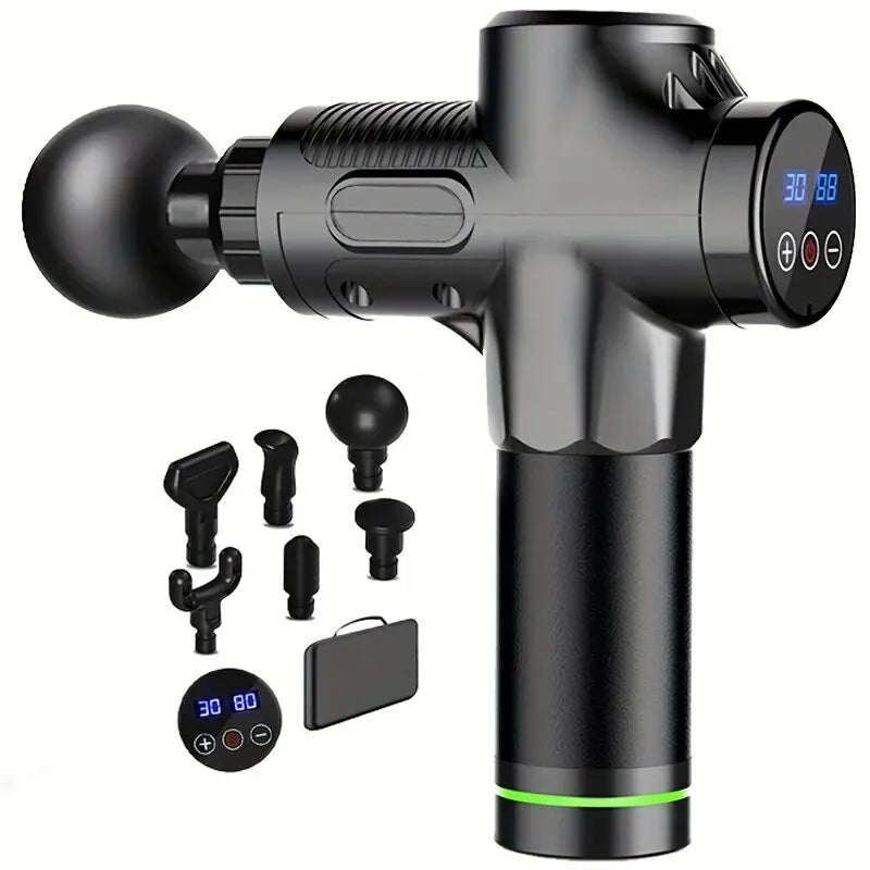 Portable Fascia Massage Gun — Deep Muscle Relaxation, Neck & Back