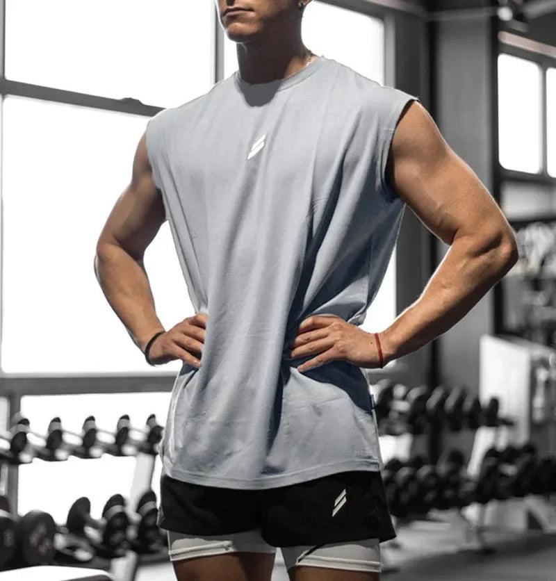 Men's Quick-Dry Mesh Gym Tank Top — Breathable Sleeveless Vest | 8 Colors, S–XXL