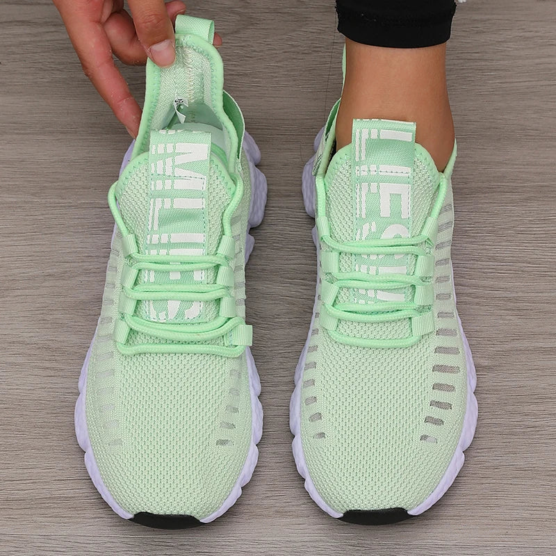 Women's Mesh Sports Shoes – Lightweight Breathable Running, Gym & Walking Sneakers