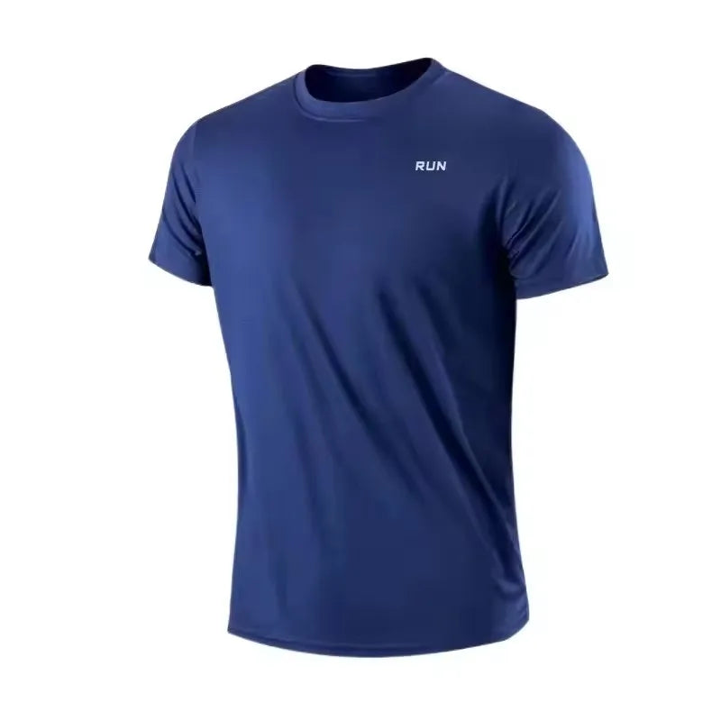 Men's Quick-Dry Short Sleeve Gym T-Shirt – Moisture-Wicking Training Top