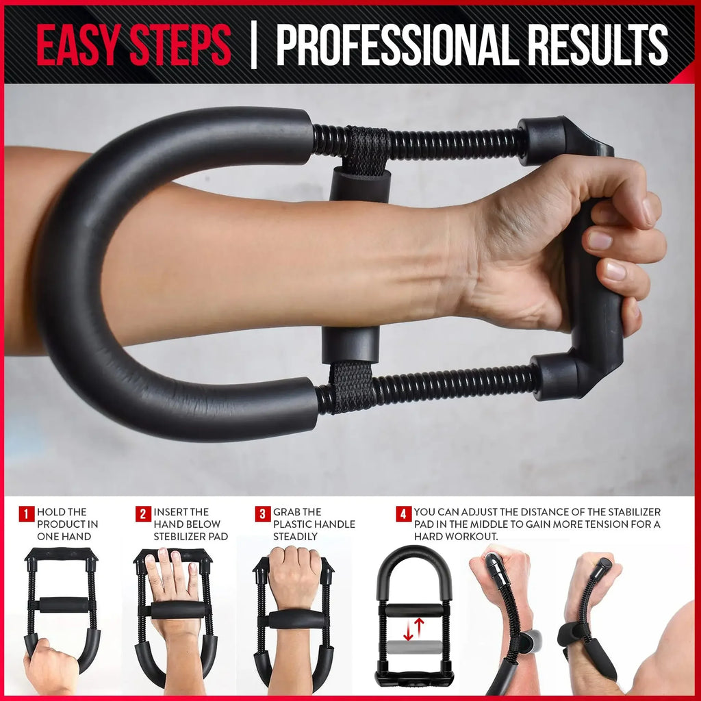 Professional Wrist Strengthener | Forearm & Grip Strength Training Device for Men