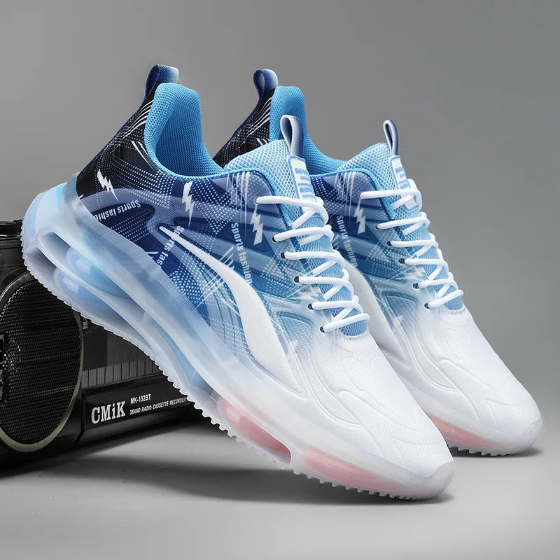 Men's Air Cushion Gym & Basketball Shoes – Breathable, Non-Slip & Shock-Absorbing