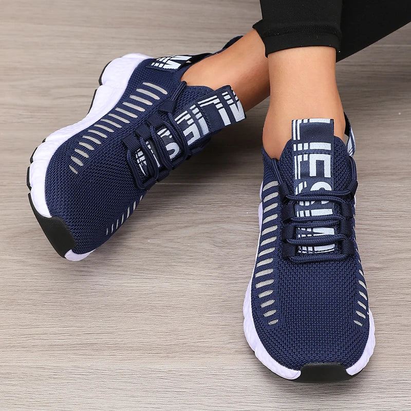 Women's Mesh Sports Shoes – Lightweight Breathable Running, Gym & Walking Sneakers
