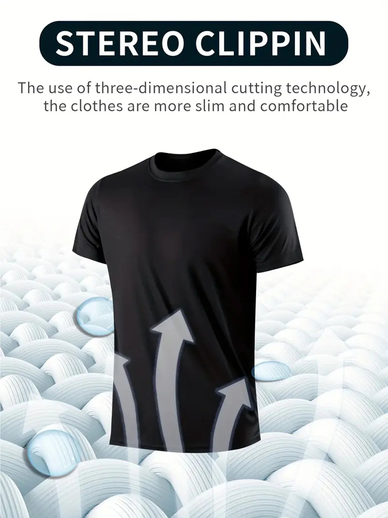 Men's Quick-Dry Round Neck Gym T-Shirt — 4-Pack | Breathable Polyester, XS–XXL