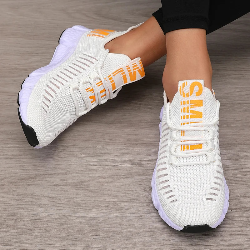 Women's Mesh Sports Shoes – Lightweight Breathable Running, Gym & Walking Sneakers