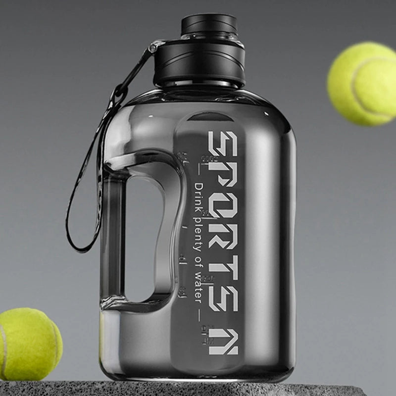 Insulated Water Bottle with Straw — 2.7L, Gym, Hiking & Travel
