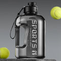 Insulated Water Bottle with Straw — 2.7L, Gym, Hiking & Travel