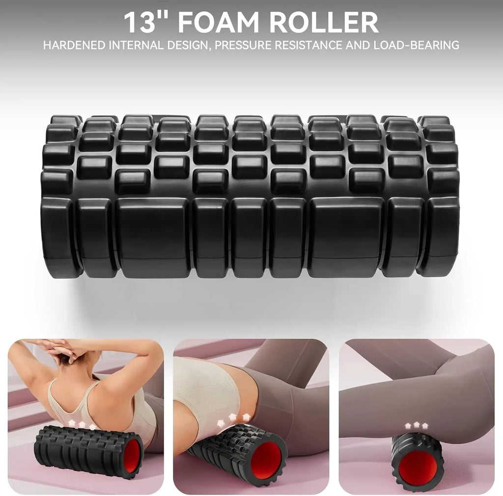 EVA Foam Roller — Deep Tissue Massage for Back, Waist & Legs