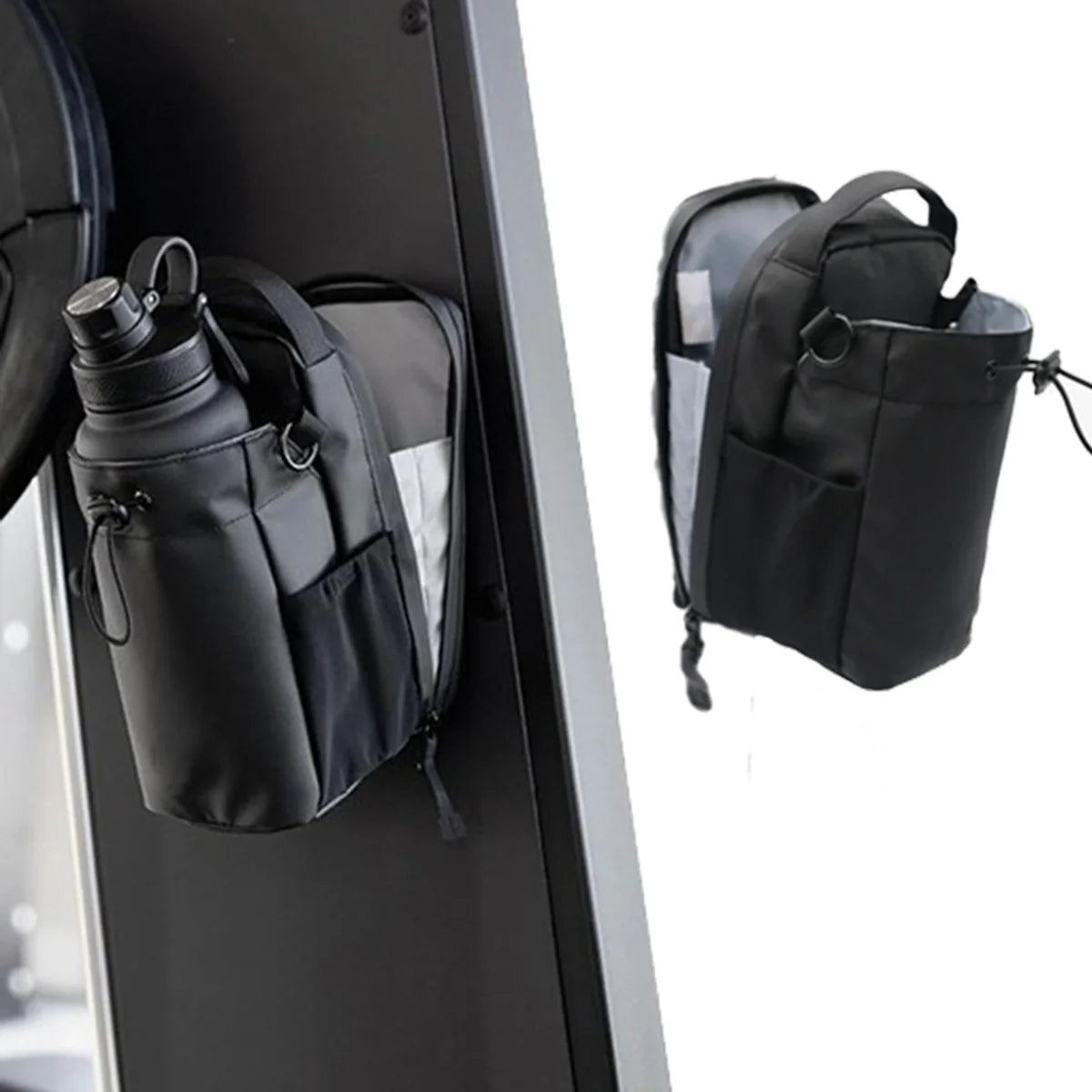 Magnetic Gym Bag — Large Capacity, Phone Pocket & Water Bottle Pouch