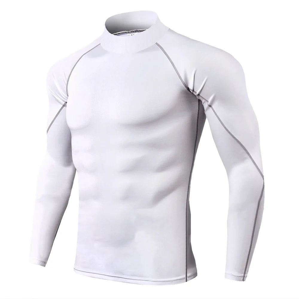 Men's Quick Dry Sport T-Shirt | Long Sleeve Compression Gym Rashguard
