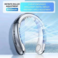 Portable Bladeless Neck Fan — 8000mAh, 100 Speed Settings, LED Display, USB Rechargeable