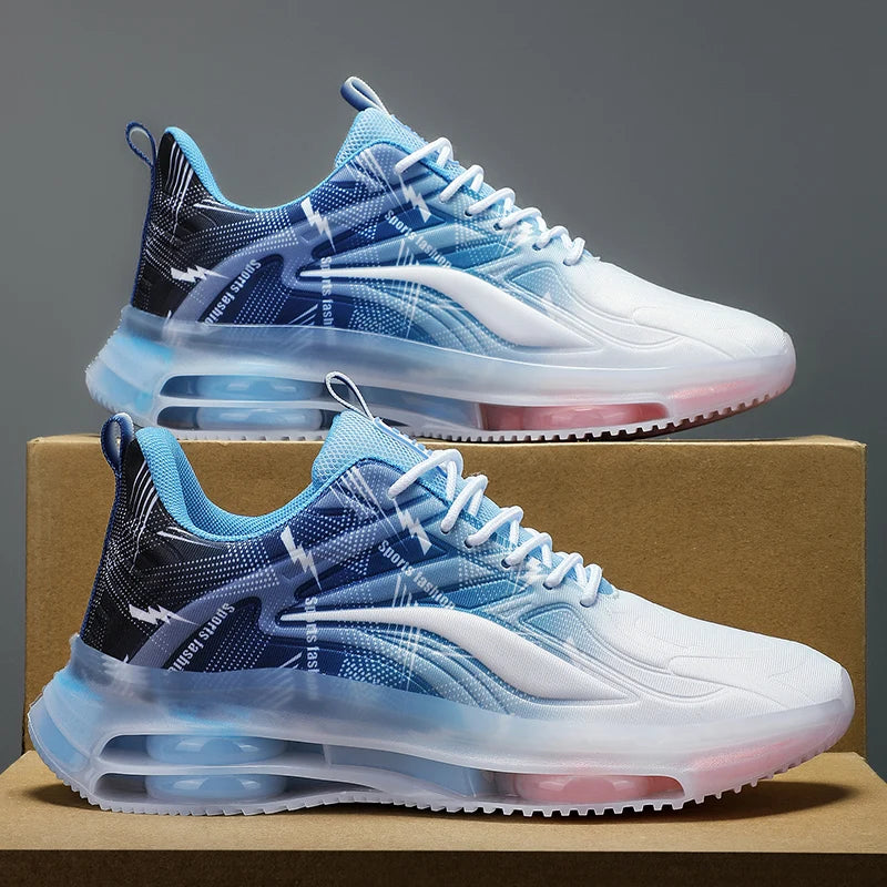 Men's Air Cushion Gym & Basketball Shoes – Breathable, Non-Slip & Shock-Absorbing