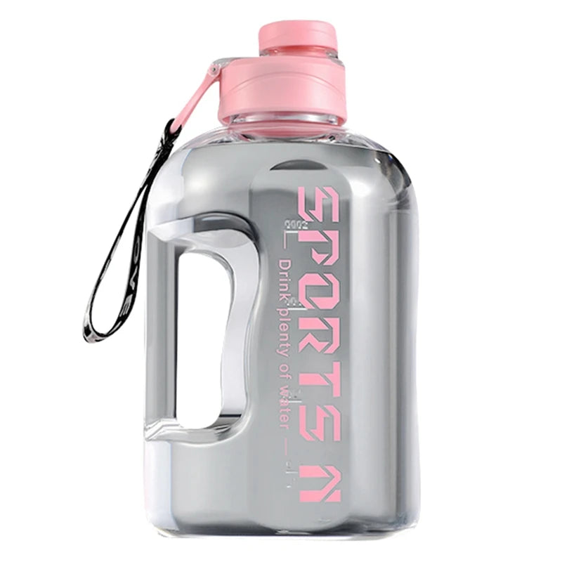 Insulated Water Bottle with Straw — 2.7L, Gym, Hiking & Travel