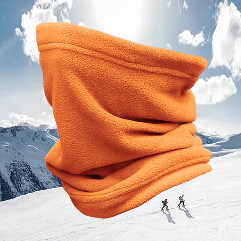 Winter Neck Gaiter & Tube Scarf — Windproof Fleece Face Cover for Cycling, Biking & Outdoor Sports