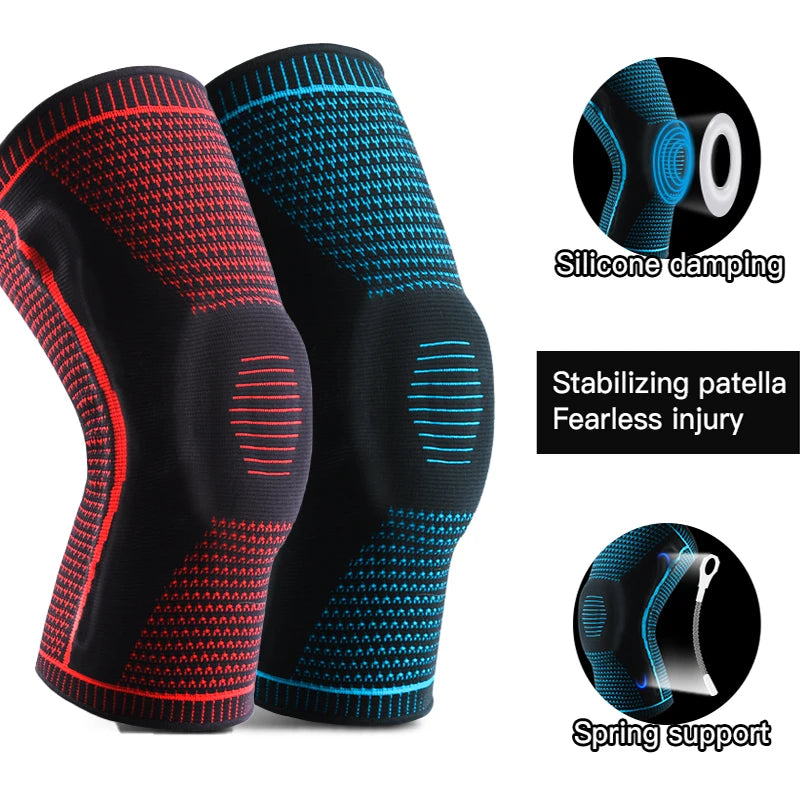 Compression Knee Sleeve — Pain Relief for Running, Gym & Recovery