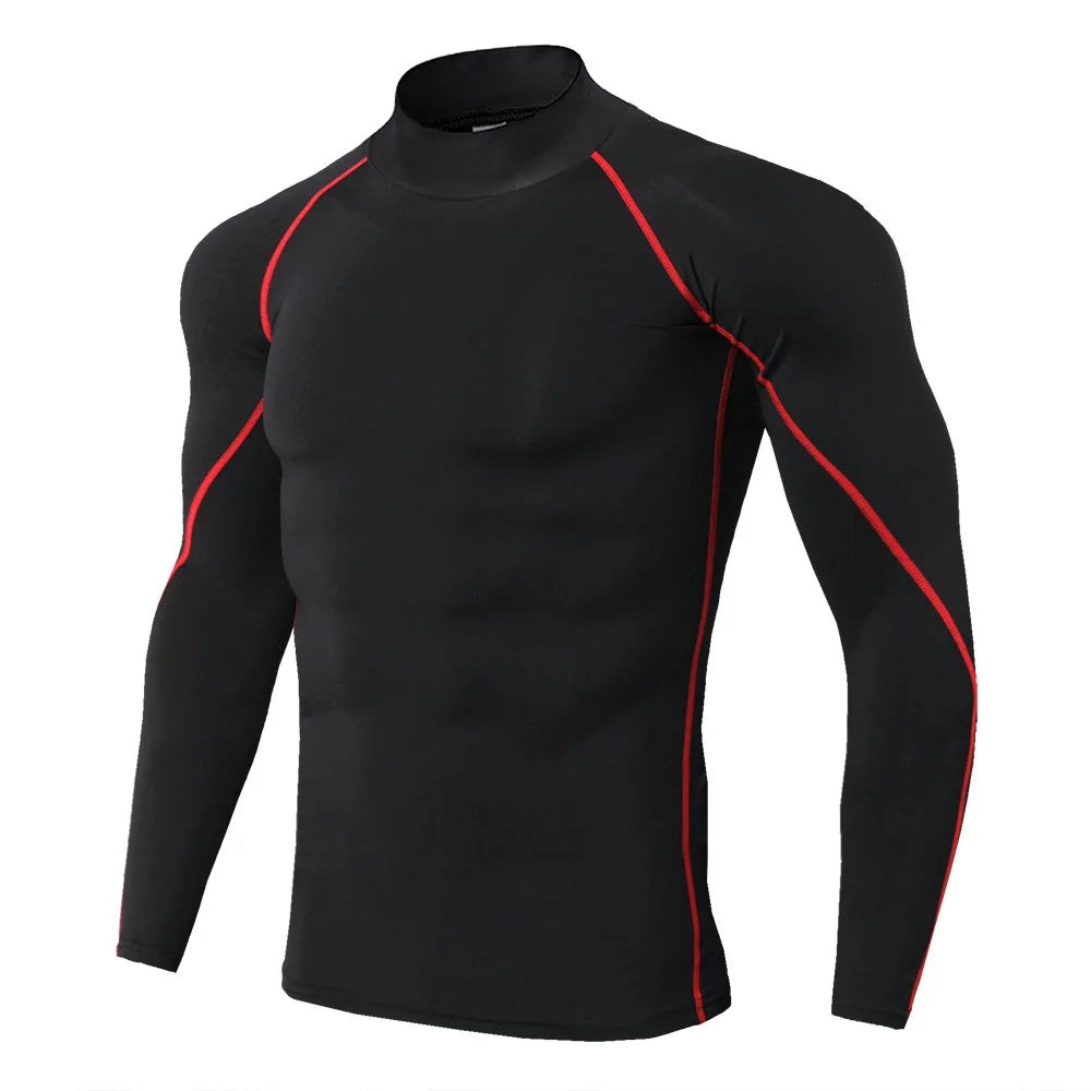 Men's Quick Dry Sport T-Shirt | Long Sleeve Compression Gym Rashguard