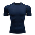 Men's Compression Short Sleeve T-Shirt – Quick-Dry Gym & Running Top