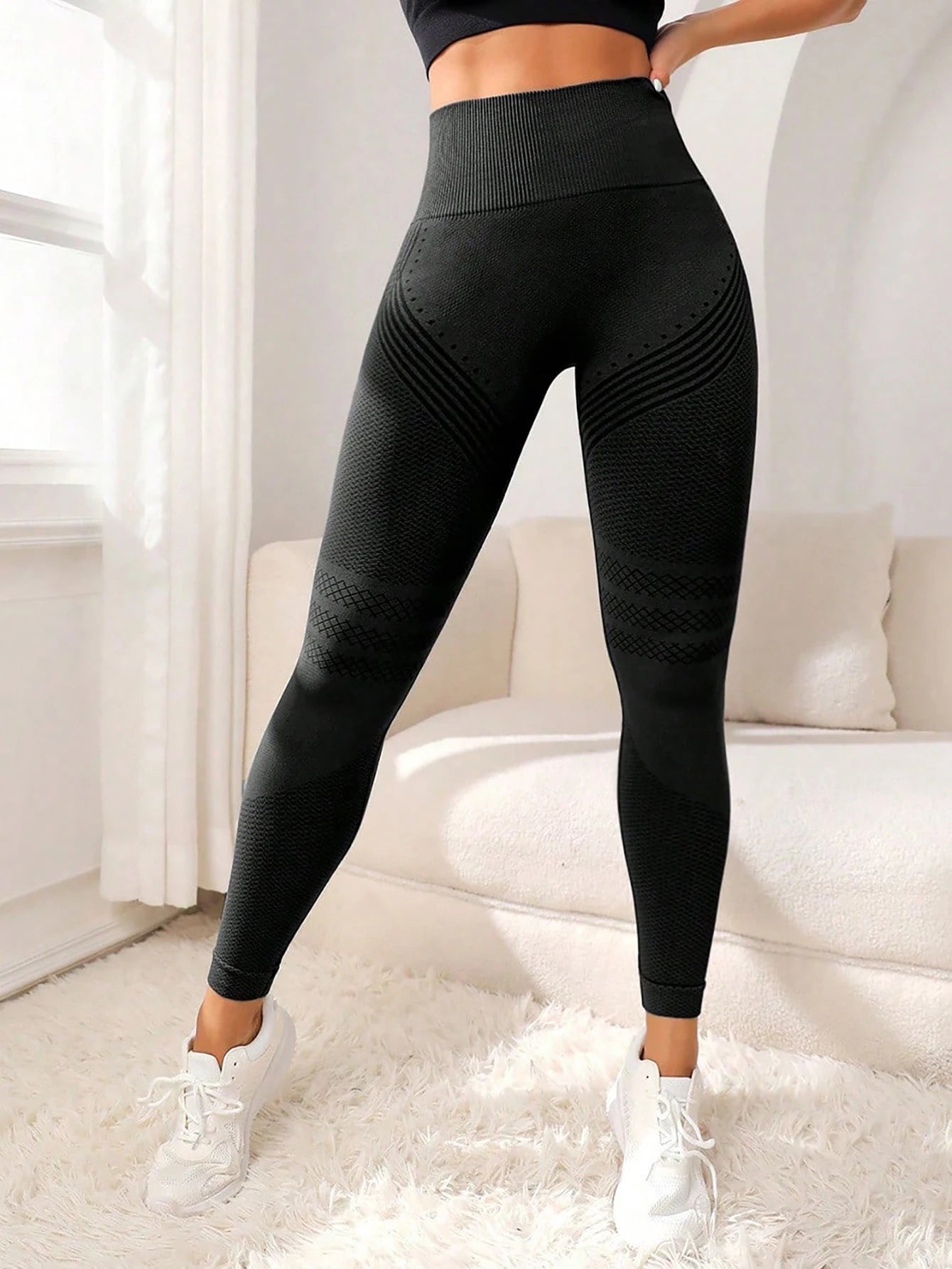 Women's Butt Lifting Seamless Leggings — High Waist Tummy Control for Yoga, Gym & Daily Wear