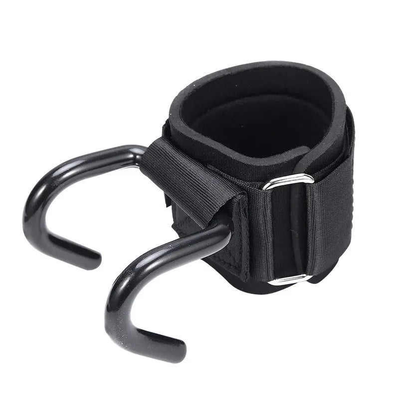 Weightlifting Hook Grips with Wrist Wraps — Non-Slip, Gym & Deadlift