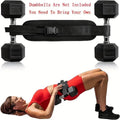 Fit Nation Pro Adjustable Hip Bridge Weighted Belt — Glute & Booty Training, Home Gym Strength Belt for Men & Women