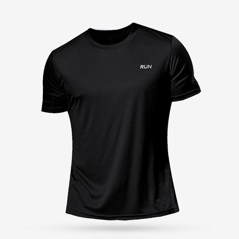 Men's Quick-Dry Bodybuilding Gym T-Shirt – Short Sleeve Summer Sport Top