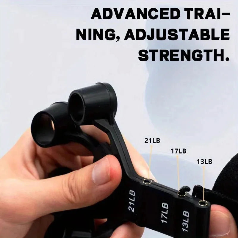 Finger Exerciser & Hand Grip Strengthener | Adjustable Silicone Forearm & Wrist Trainer