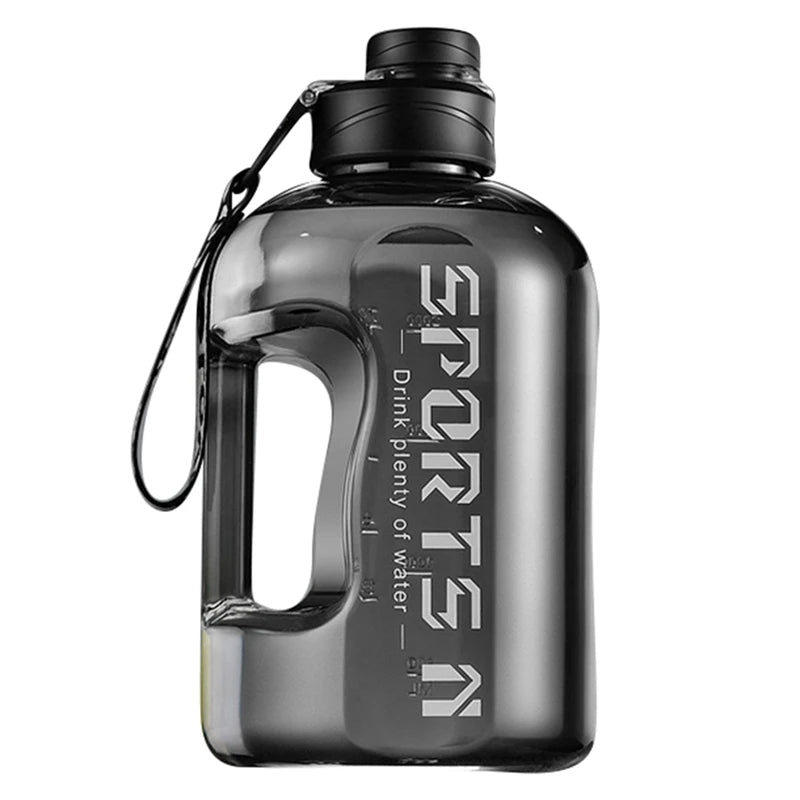 Insulated Water Bottle with Straw — 2.7L, Gym, Hiking & Travel