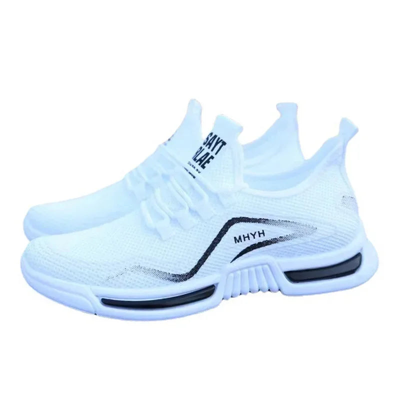 Men's Slip-On Fashion Sneakers – Breathable Gym, Running & Walking Shoes