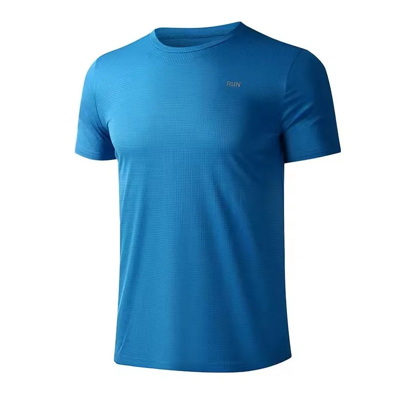 Men's Quick-Dry Short Sleeve Gym T-Shirt – Moisture-Wicking Training Top