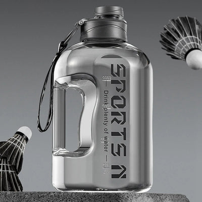 Insulated Water Bottle with Straw — 2.7L, Gym, Hiking & Travel