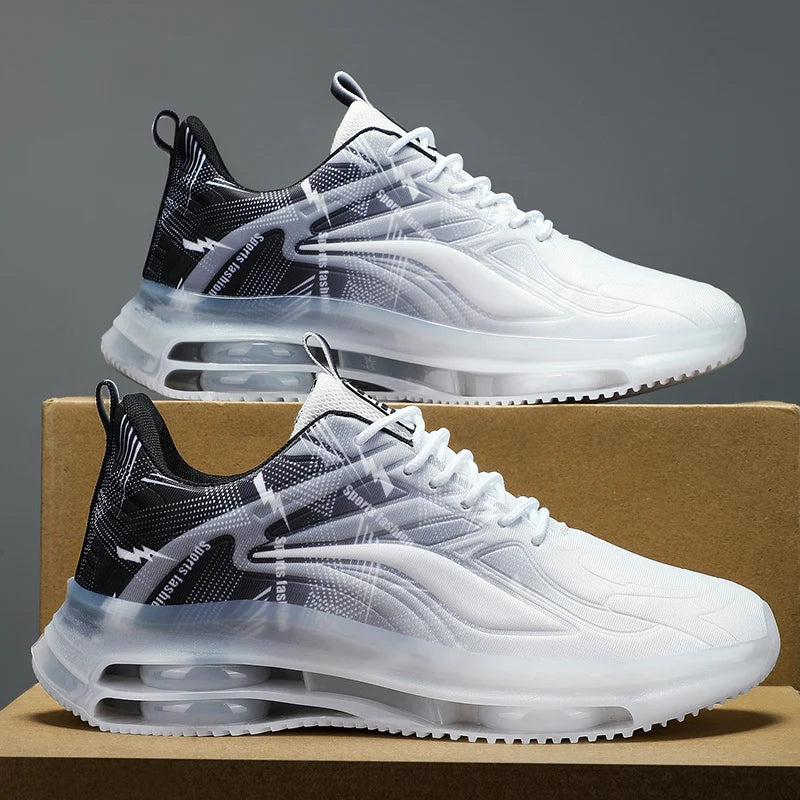 Men's Air Cushion Gym & Basketball Shoes – Breathable, Non-Slip & Shock-Absorbing