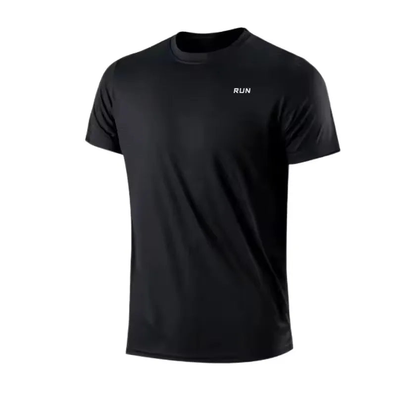 Men's Quick-Dry Short Sleeve Gym T-Shirt – Moisture-Wicking Training Top