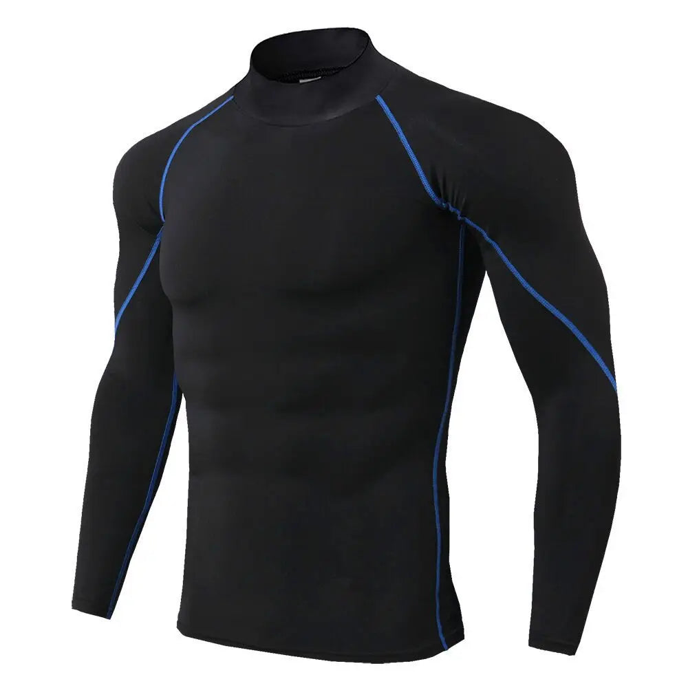 Men's Quick Dry Sport T-Shirt | Long Sleeve Compression Gym Rashguard