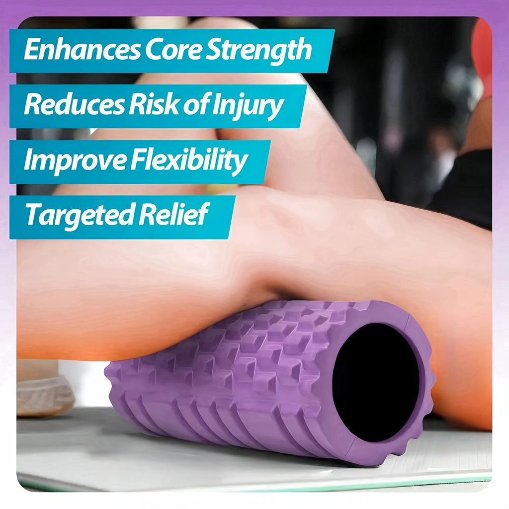 EVA Foam Roller — Deep Tissue Massage for Back, Waist & Legs