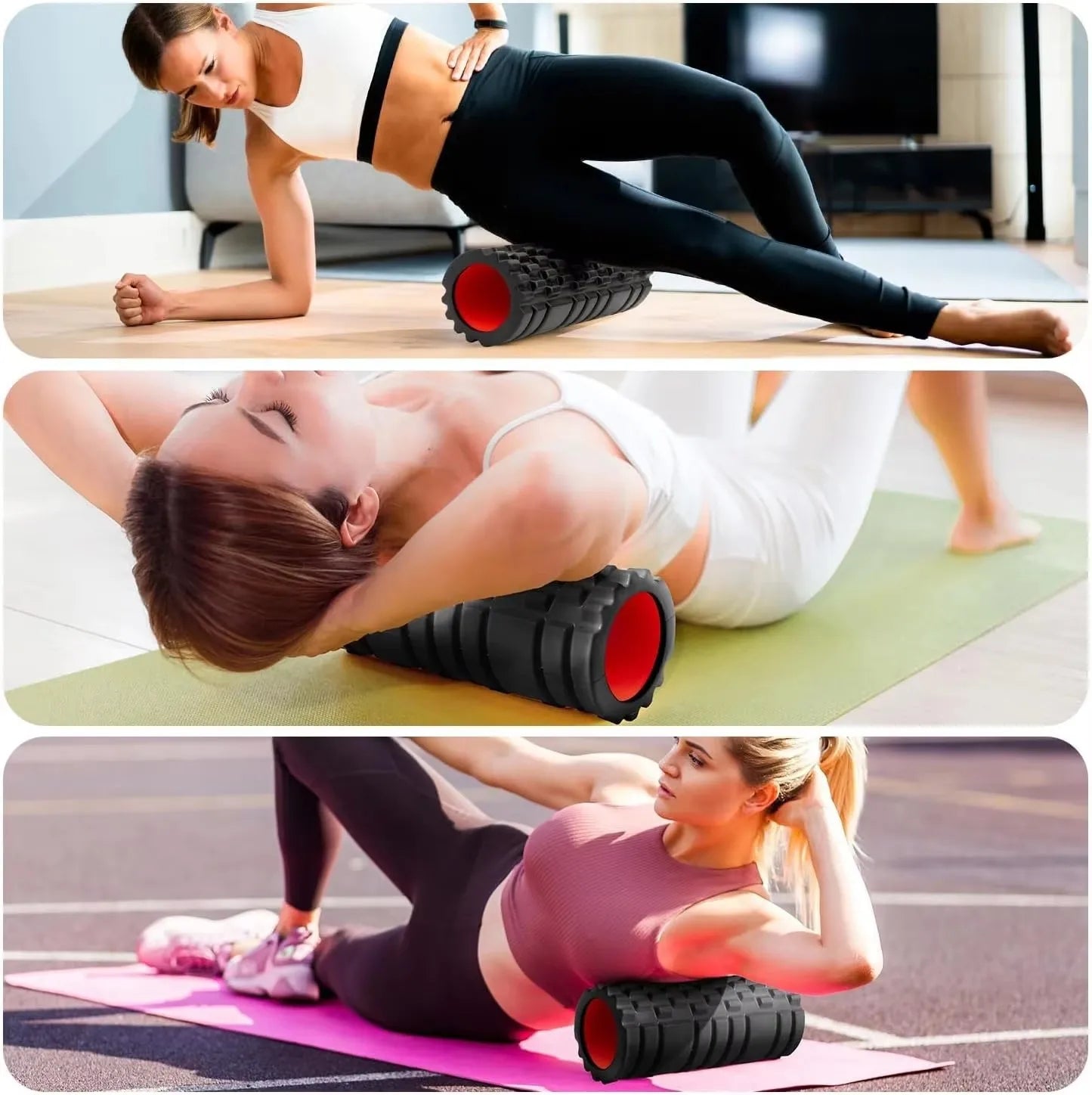EVA Foam Roller — Deep Tissue Massage for Back, Waist & Legs